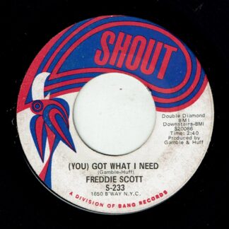 FREDDIE SCOTT: (You) Got What I Need