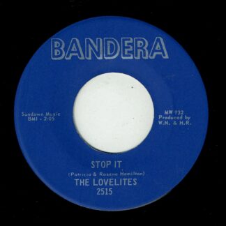 THE LOVELITES: Stop It / I Found A Lover